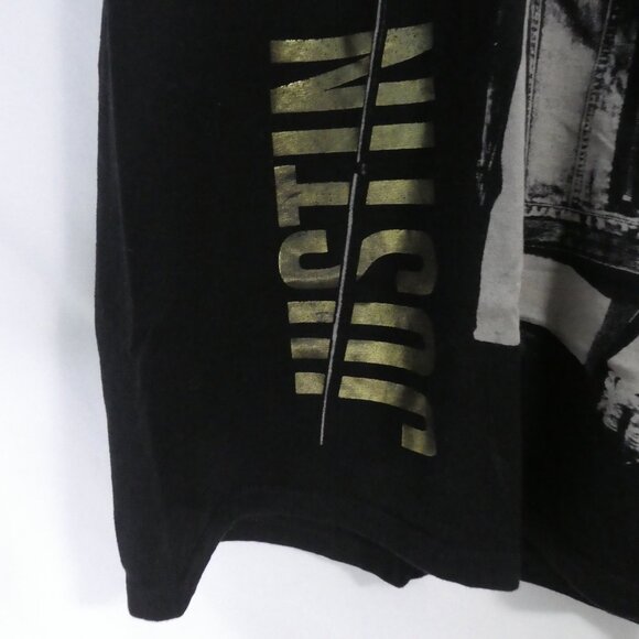 JUSTIN BIEBER - BELIEVE - Live 2013 - North American Tour | Black Tee - T-Shirt - Picture 8 of 16
